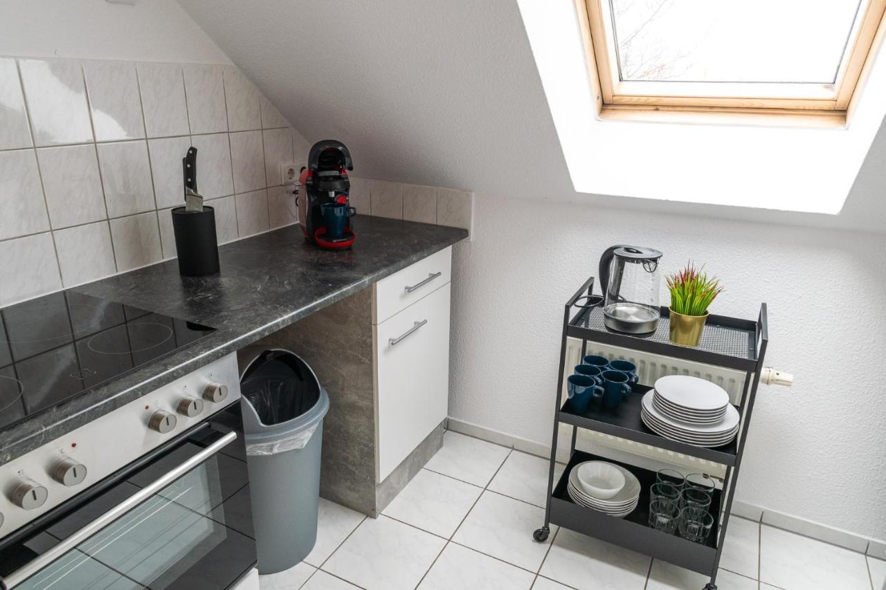 Schöne Dachterasse NETFLIX&PRIME Zentral Modern bis 4 Pers Magdeburg Exterior foto