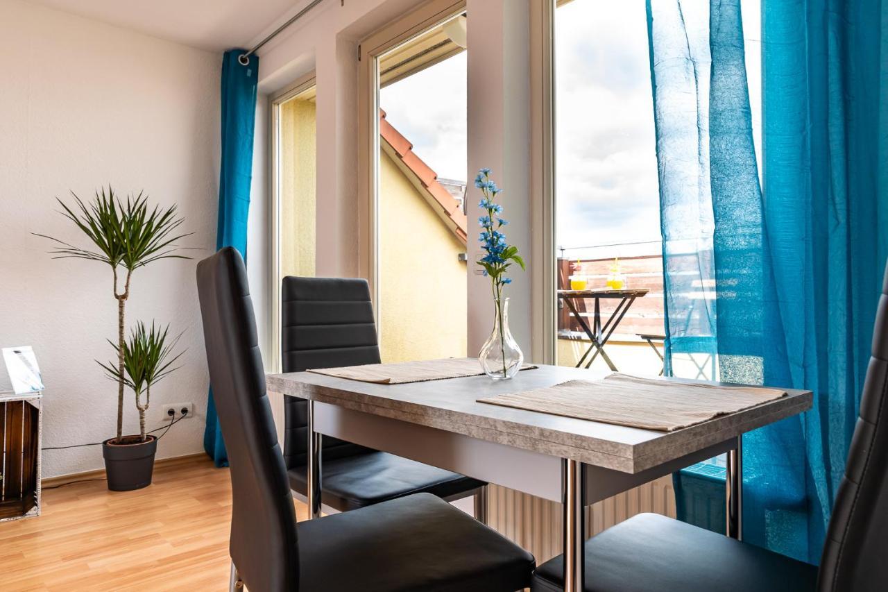 Schöne Dachterasse NETFLIX&PRIME Zentral Modern bis 4 Pers Magdeburg Exterior foto